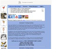 Tablet Screenshot of bestbartenderschool.com